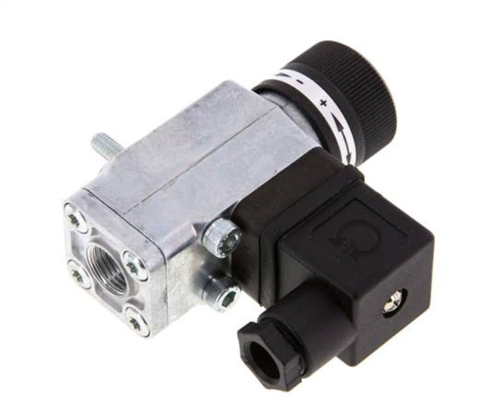 -0,85 a -0,15bar SPDT Interruptor de vacío de fundición de zinc Brida 250VAC Conector DIN-A