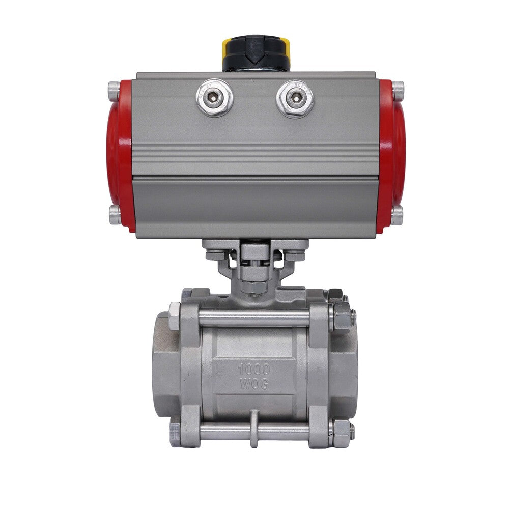 Pneumatic Ball Valve G2 1/2'' Stainless Steel Double Acting