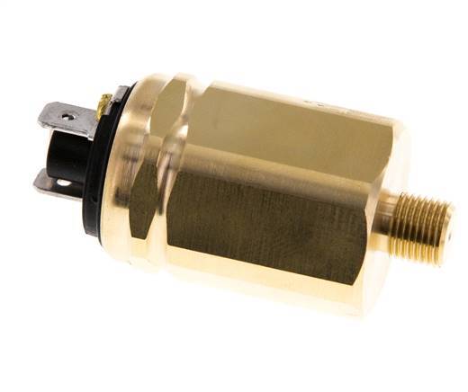 -0,98 a -0,2bar Interruptor de vacío SPDT de latón Conector plano G1/8'' 42VAC