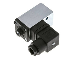interruptor de presión de acero SPDT de 50 a 200bar con brida y conector DIN-A de g1/4'' 250VAC