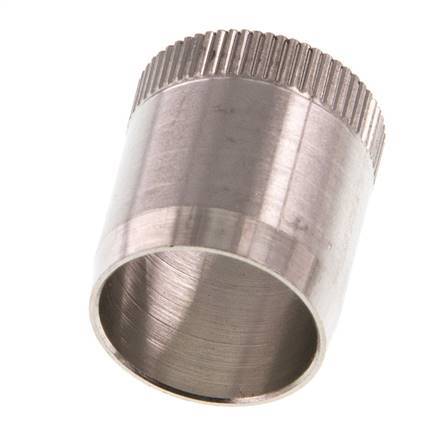 18x16mm Anillo de refuerzo de acero inoxidable con moleta
