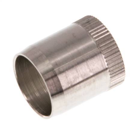 18x16mm Anillo de refuerzo de acero inoxidable con moleta