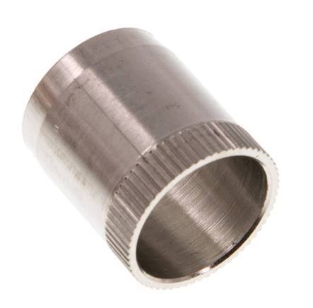 18x16mm Anillo de refuerzo de acero inoxidable con moleta