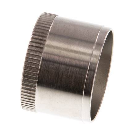 28x25mm Anillo de refuerzo de acero inoxidable con moleta