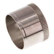 28x25mm Anillo de refuerzo de acero inoxidable con moleta