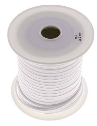 cinta de sellado facial de PTFE 5x2 mm 25 m