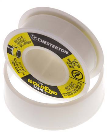 Cinta de sellado de roscas PTFE de muy alta densidad 13,7m