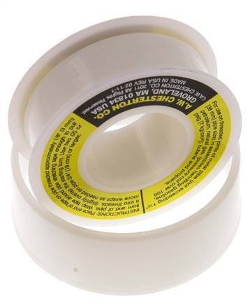 Cinta de sellado de roscas PTFE de muy alta densidad 13,7m