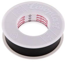 Cinta aislante eléctrica probada por VDE 25mm/25m Negro