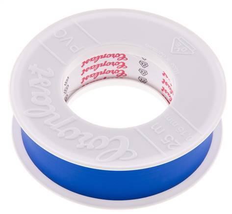 Cinta aislante eléctrica probada por VDE 25mm/25m Azul