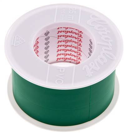 Cinta aislante eléctrica probada por VDE 50mm/25m Verde
