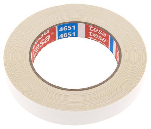 Cinta adhesiva industrial 19mm/25m Blanco