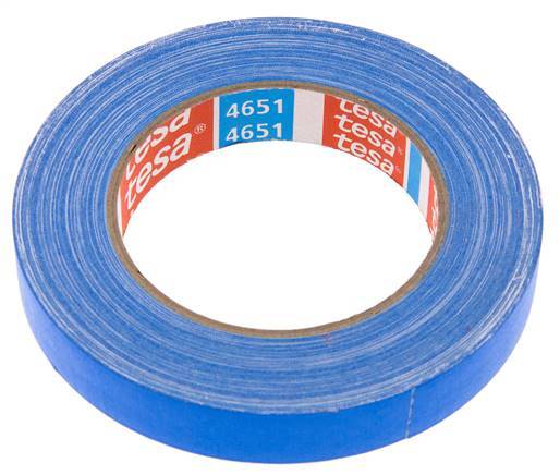 Cinta adhesiva industrial 19mm/25m Azul
