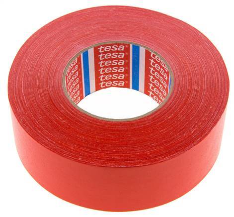 Cinta adhesiva industrial 50mm/50m Rojo