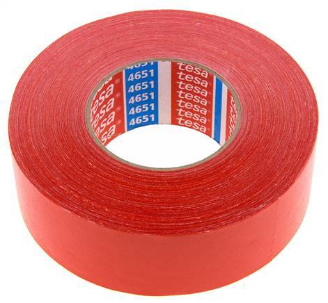 Cinta adhesiva industrial 50mm/50m Rojo