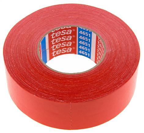 Cinta adhesiva industrial 50mm/50m Rojo