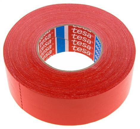 Cinta adhesiva industrial 50mm/50m Rojo