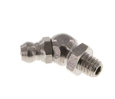 Engrasador hidráulico acodado Acero inoxidable M6x1 DIN 71412