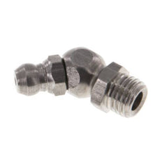 Engrasador hidráulico acodado Acero inoxidable M8x1 DIN 71412