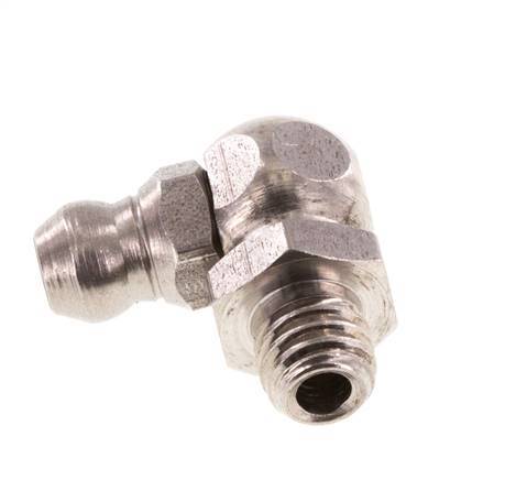 Engrasador hidráulico en ángulo recto Acero inoxidable M6x1 DIN 71412