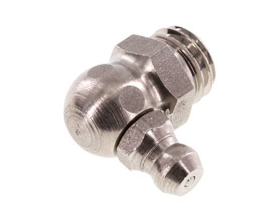 Engrasador hidráulico en ángulo recto Acero inoxidable M10x1,5 DIN 71412