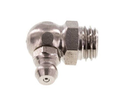 Engrasador hidráulico en ángulo recto Acero inoxidable M10x1,5 DIN 71412