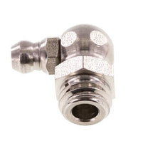Engrasador hidráulico en ángulo recto Acero inoxidable M10x1,5 DIN 71412