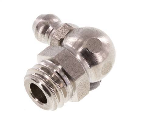 Engrasador hidráulico en ángulo recto Acero inoxidable M10x1,5 DIN 71412