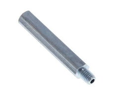 Extensión de la boquilla de engrase M6x1 de acero macho/hembra 53mm
