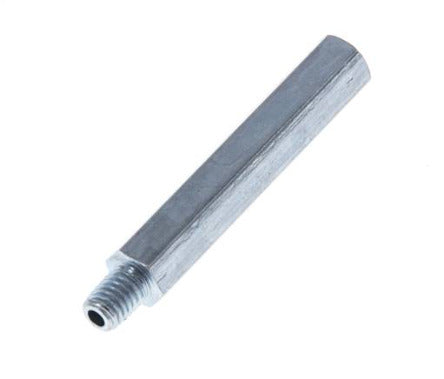 Extensión de la boquilla de engrase M6x1 de acero macho/hembra 53mm