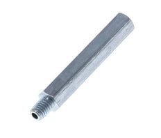 Extensión de la boquilla de engrase M6x1 de acero macho/hembra 53mm