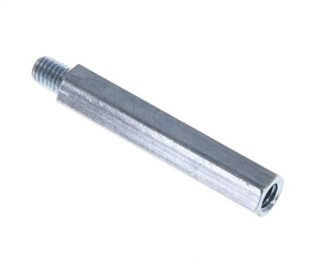 Extensión de la boquilla de engrase M6x1 de acero macho/hembra 53mm