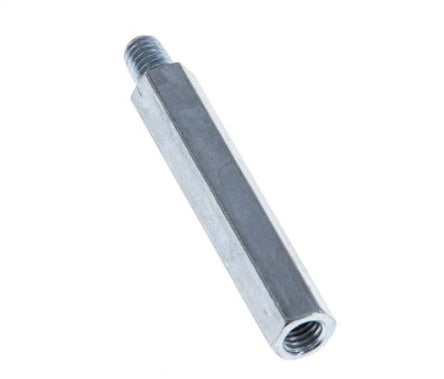 Extensión de la boquilla de engrase M6x1 de acero macho/hembra 53mm