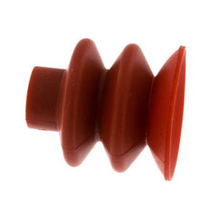 Ventosa de Fuelle Silicona Roja 40mm Recorrido 20mm