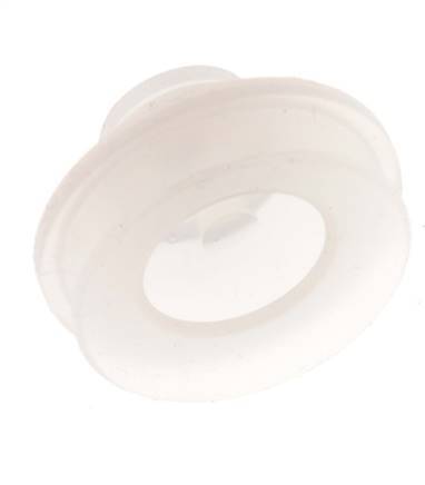 Ventosa de Fuelle 42mm Silicona Transparente Recorrido 9mm
