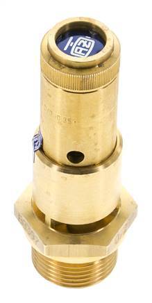 G Válvula de seguridad preajustada de latón de 3/4'' 0,4 bar (5,8 psi) DN 10