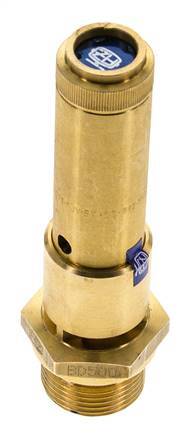 G Válvula de seguridad preajustada de latón de 3/4'' 16 bar (232,06 psi) DN 10