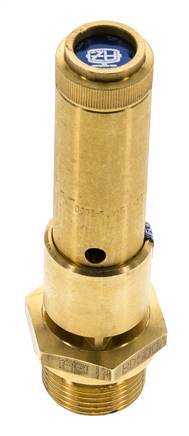 G Válvula de seguridad preajustada de latón de 3/4'' 17 bar (246,57 psi) DN 10