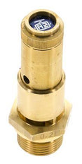 G Válvula de seguridad preajustada de latón de 3/4'' 1,2 bar (17,4 psi) DN 10