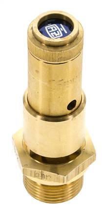 G Válvula de seguridad preajustada de latón de 3/4'' 1,2 bar (17,4 psi) DN 10