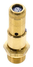 G Válvula de seguridad preajustada de latón de 3/4'' 1,2 bar (17,4 psi) DN 10