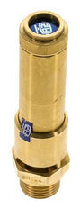 G Válvula de seguridad preajustada de latón de 1/2'' 29 bar (420,62 psi) DN 10