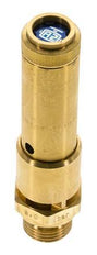 G Válvula de seguridad preajustada de latón de 1/2'' 40 bar (580.16 psi) DN 10