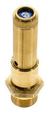 G Válvula de seguridad preajustada de latón de 3/4'' 40 bar (580.16 psi) DN 10