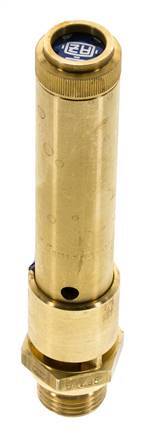 G Válvula de seguridad preajustada de latón de 1/2'' 44 bar (638.18 psi) DN 10