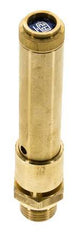 G Válvula de seguridad de latón de 1/2'' 45 bar (652.68 psi) DN 10