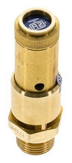 G Válvula de seguridad preajustada de latón de 1/2'' 5 bar (72.52 psi) DN 10