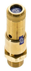 G Válvula de seguridad preajustada de latón de 1/2'' 5 bar (72.52 psi) DN 10