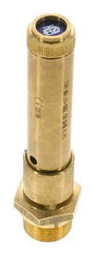 G Válvula de seguridad preajustada de latón de 3/4'' 50 bar (725,2 psi) DN 10