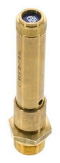 G Válvula de seguridad preajustada de latón de 3/4'' 50 bar (725,2 psi) DN 10